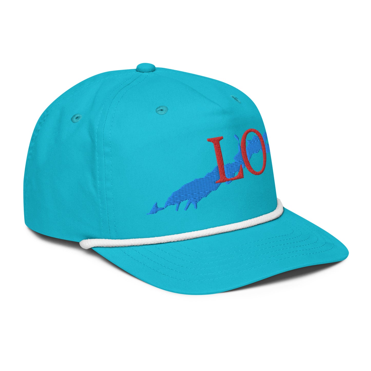 Lake Oswego LO golf rope cap